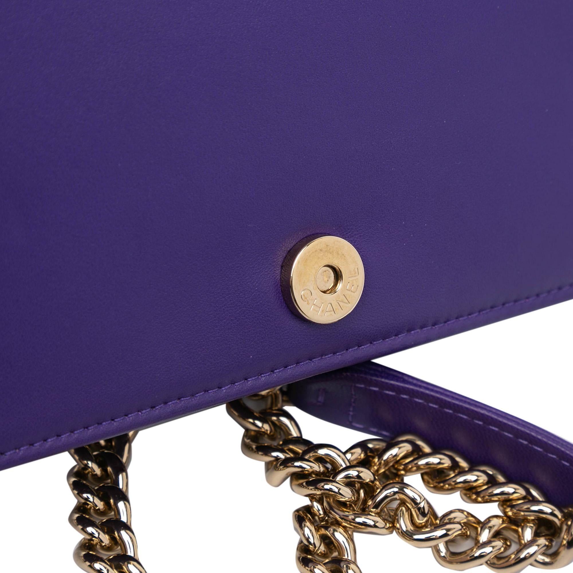 Chanel Lambskin Boy Wallet on Chain (SHG-k6ItiX)