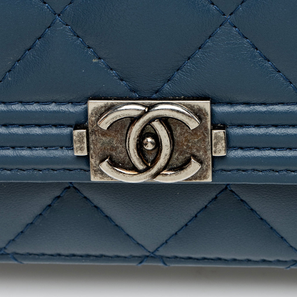 Chanel Lambskin Boy Wallet on Chain