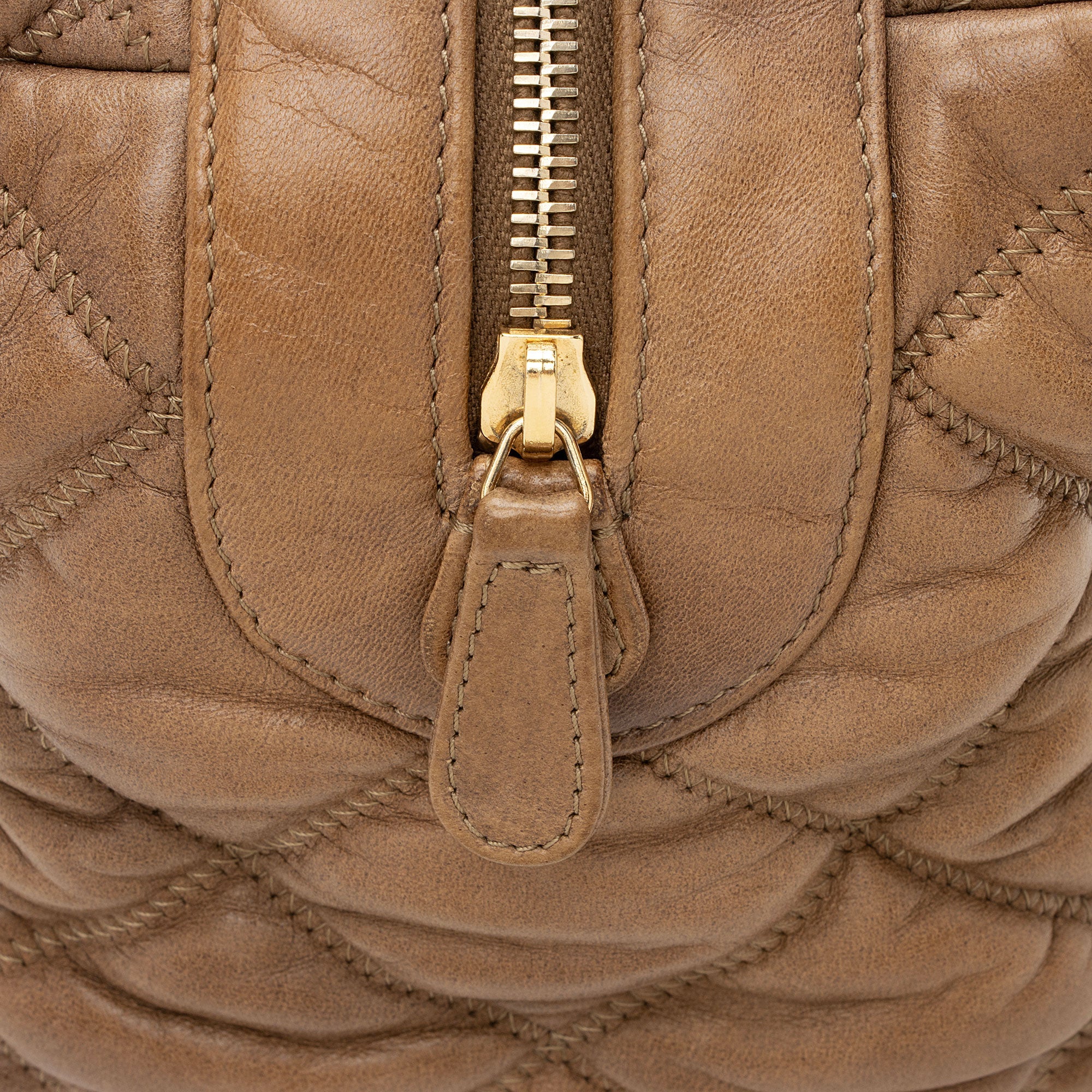 Chanel Lambskin Bubble Quilt Satchel