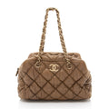 Chanel Lambskin Bubble Quilt Satchel