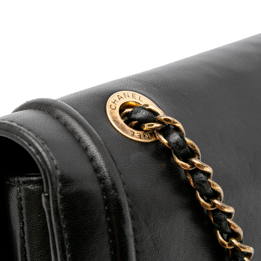 Chanel Lambskin CC Antico Flap