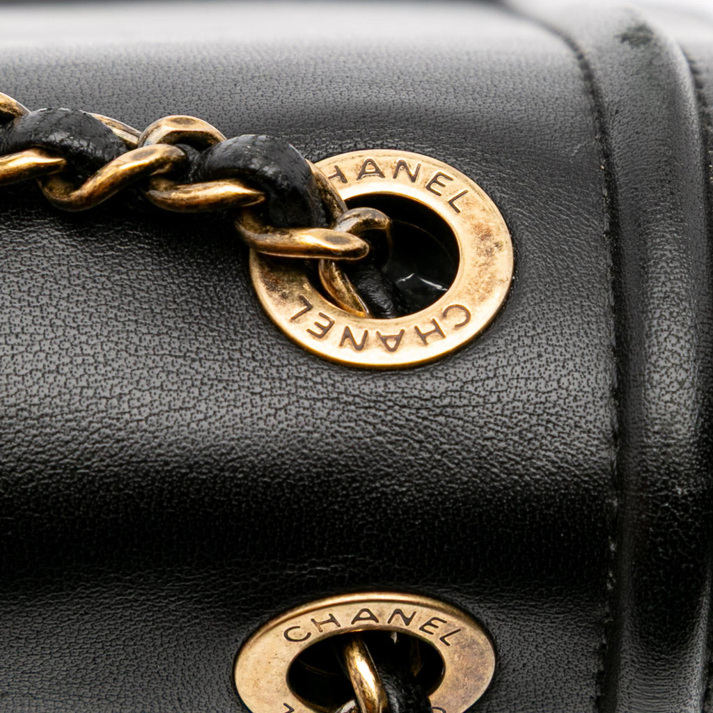 Chanel Lambskin CC Antico Flap