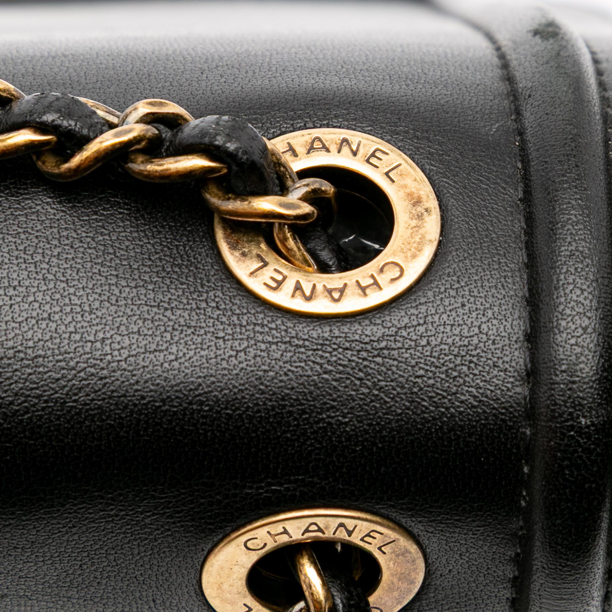 Chanel Lambskin CC Antico Flap