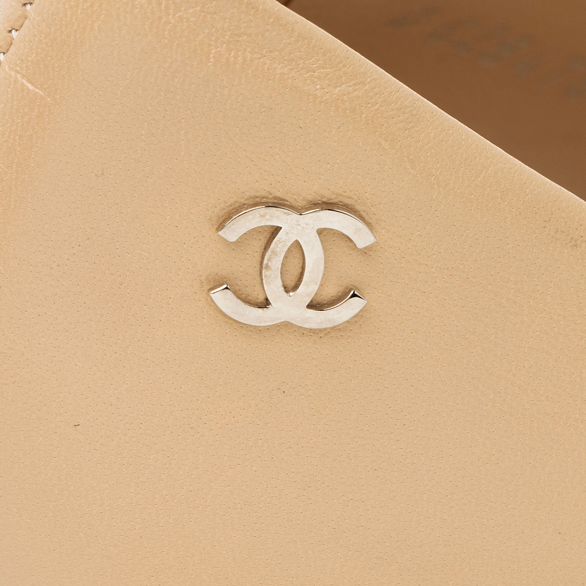Chanel Lambskin CC Cap Toe Pumps - Size 7.5 / 37.5