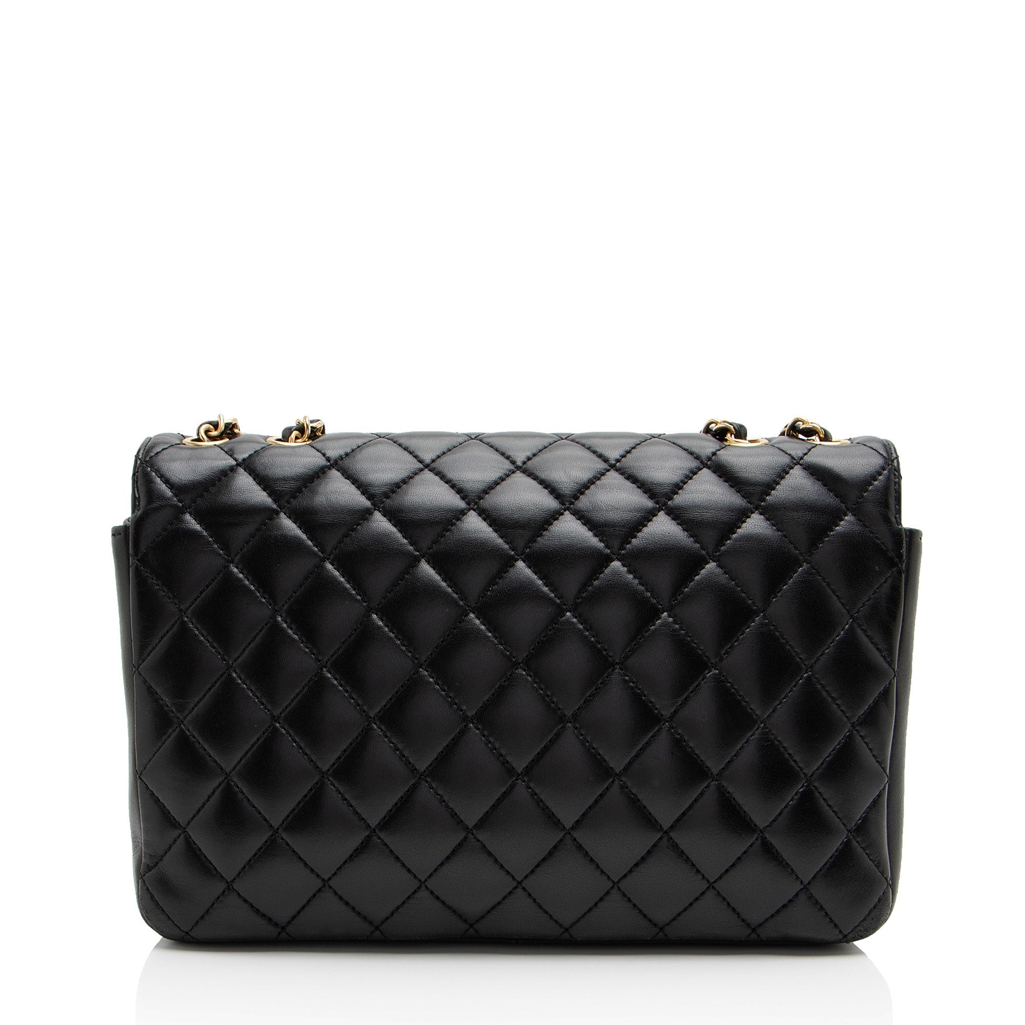 Chanel Lambskin CC Chic Medium Flap Bag (SHF-JgVtpv)