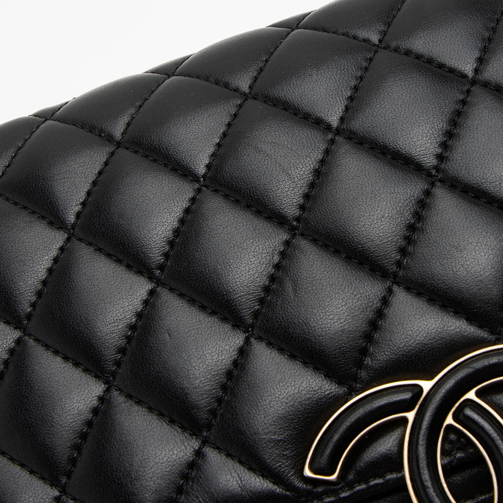 Chanel Lambskin CC Chic Medium Flap Bag (SHF-JgVtpv)