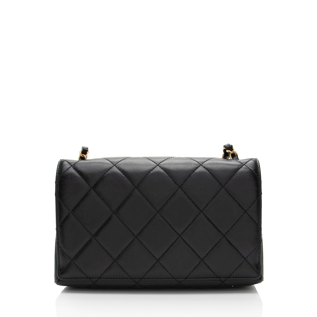 Chanel Lambskin CC Gem Chain Flap Bag