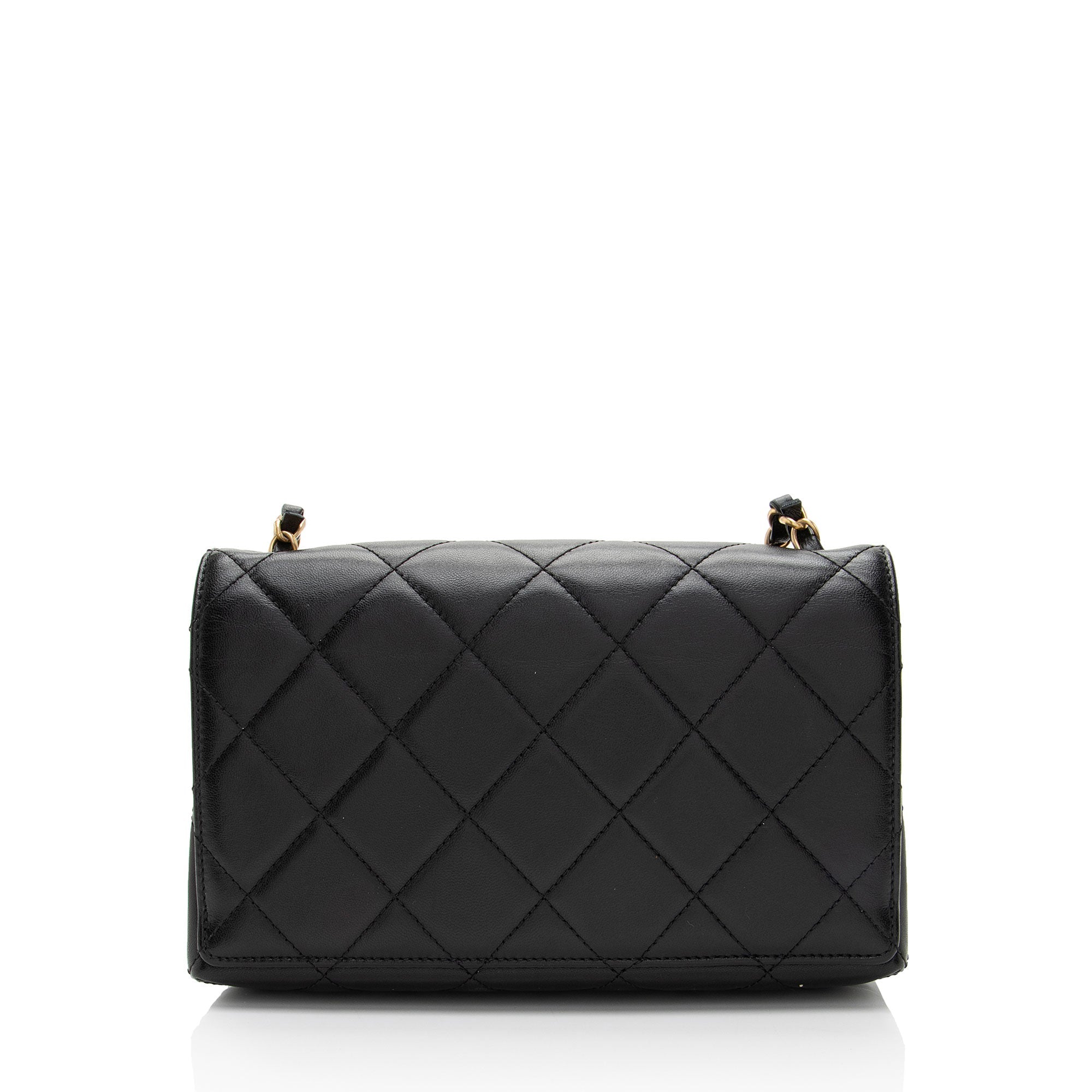 Chanel Lambskin CC Gem Chain Flap Bag