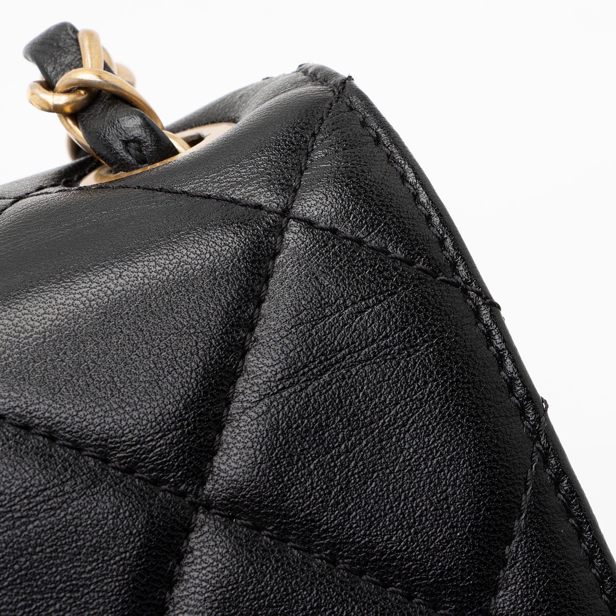 Chanel Lambskin CC Gem Chain Flap Bag