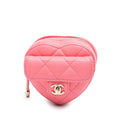 Chanel Lambskin CC In Love Heart Zipped Arm Coin Purse (SHG-soOGdf)