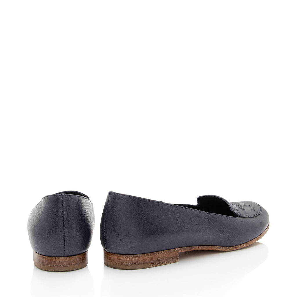 Chanel Lambskin CC Loafers - Size 7.5 / 37.5