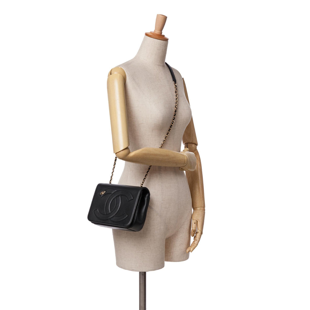 Chanel Lambskin CC Mania Flap