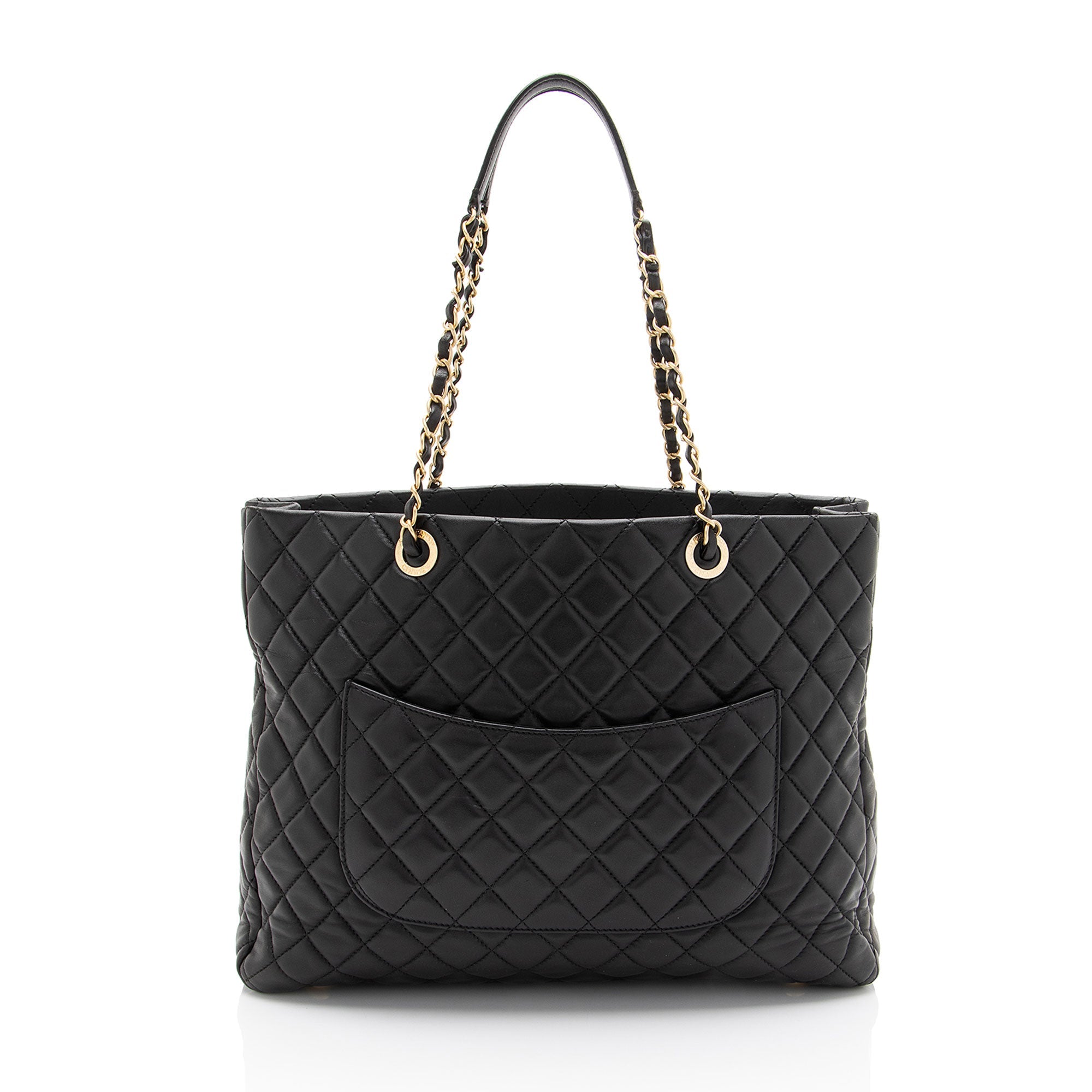 Chanel Lambskin CC Medallion Tote