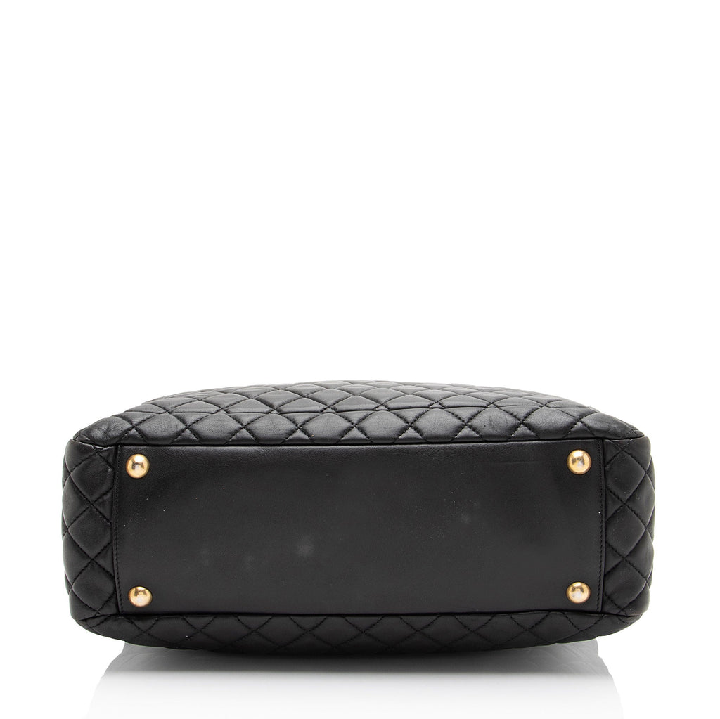 Chanel Lambskin CC Medallion Tote
