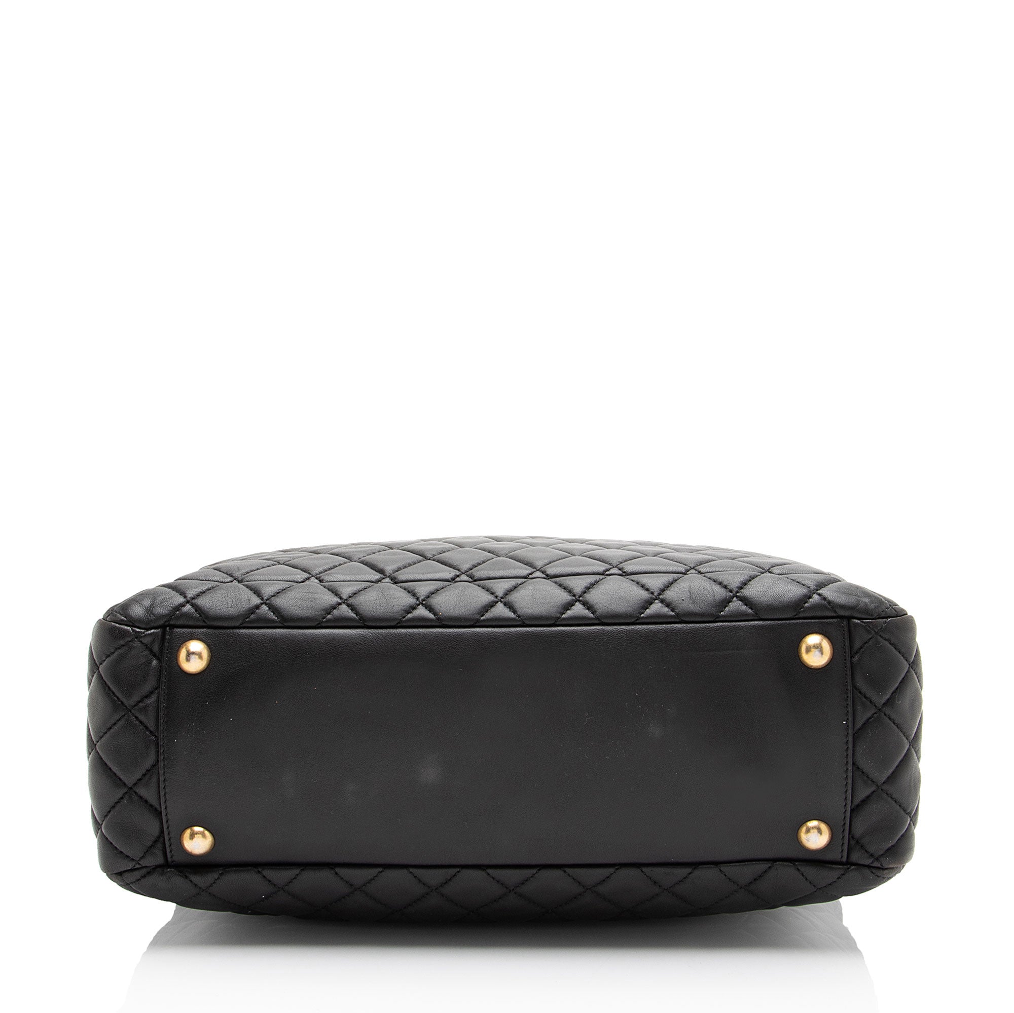 Chanel Lambskin CC Medallion Tote