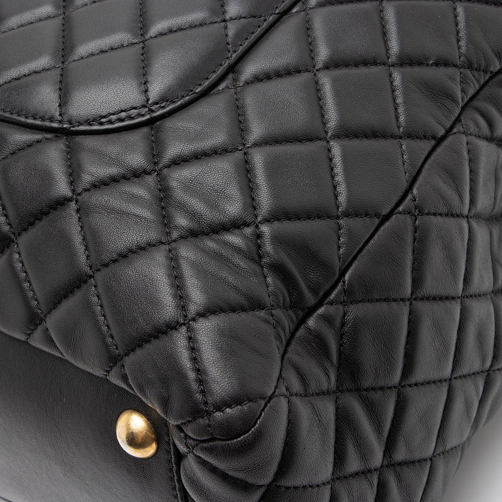 Chanel Lambskin CC Medallion Tote