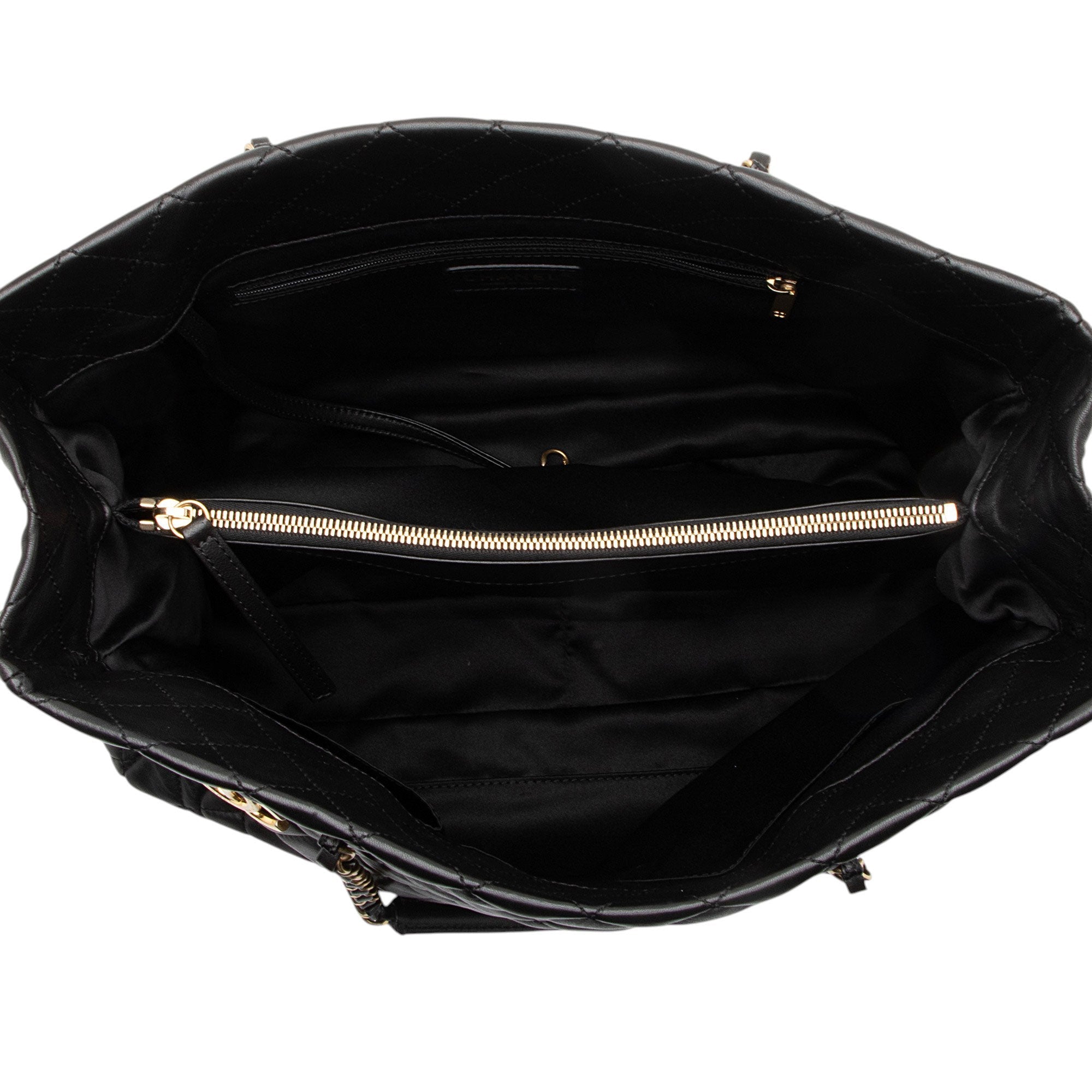 Chanel Lambskin CC Medallion Tote