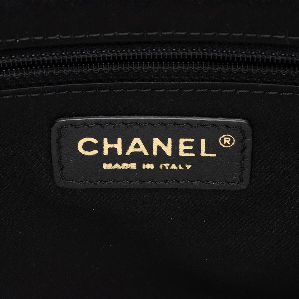 Chanel Lambskin CC Medallion Tote