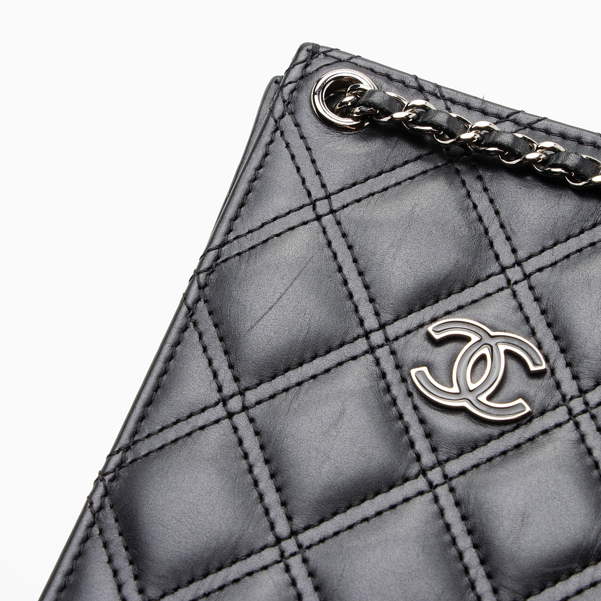 Chanel Lambskin CC Phone Holder Crossbody - FINAL SALE (SHF-htR1Mr)