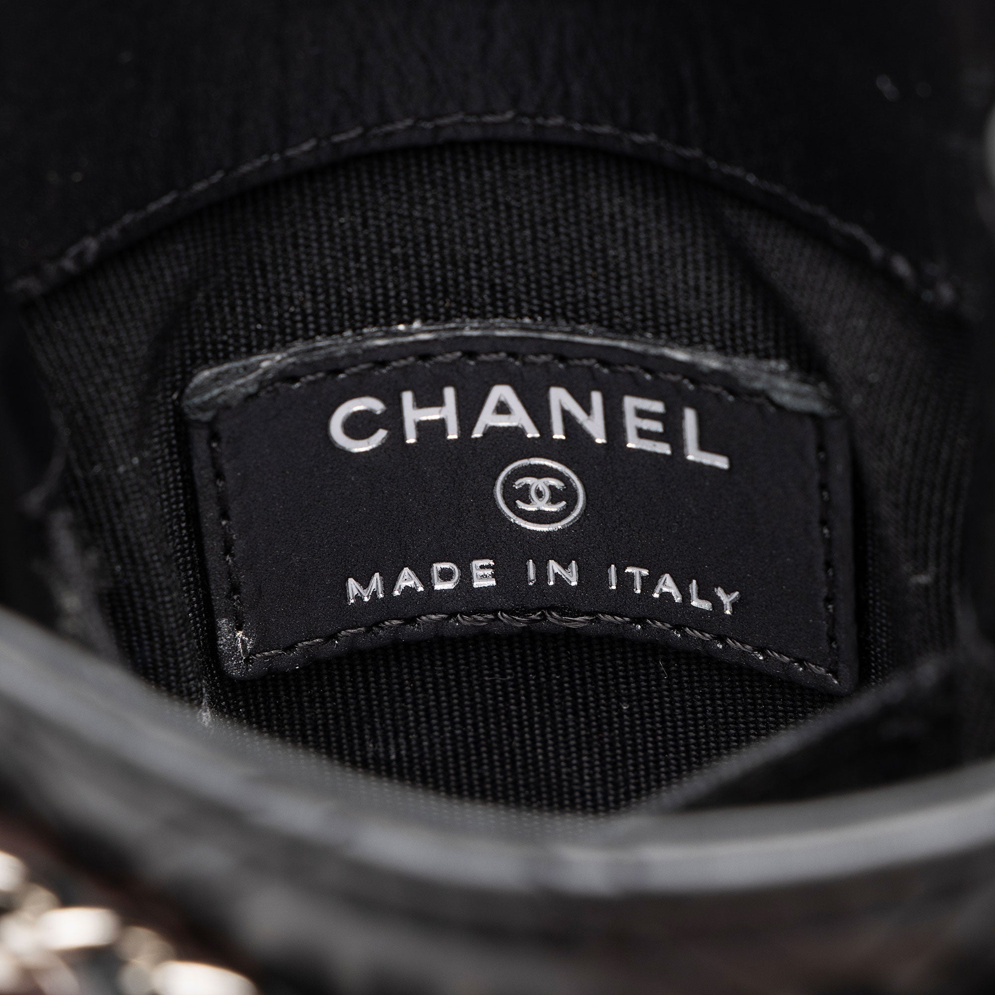 Chanel Lambskin CC Phone Holder Crossbody - FINAL SALE (SHF-htR1Mr)