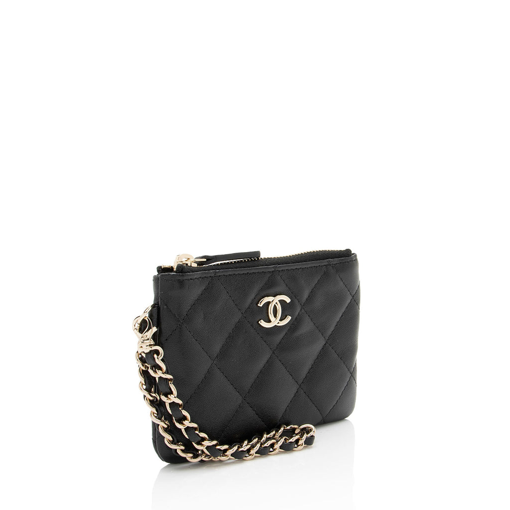 Chanel Lambskin CC Pochette