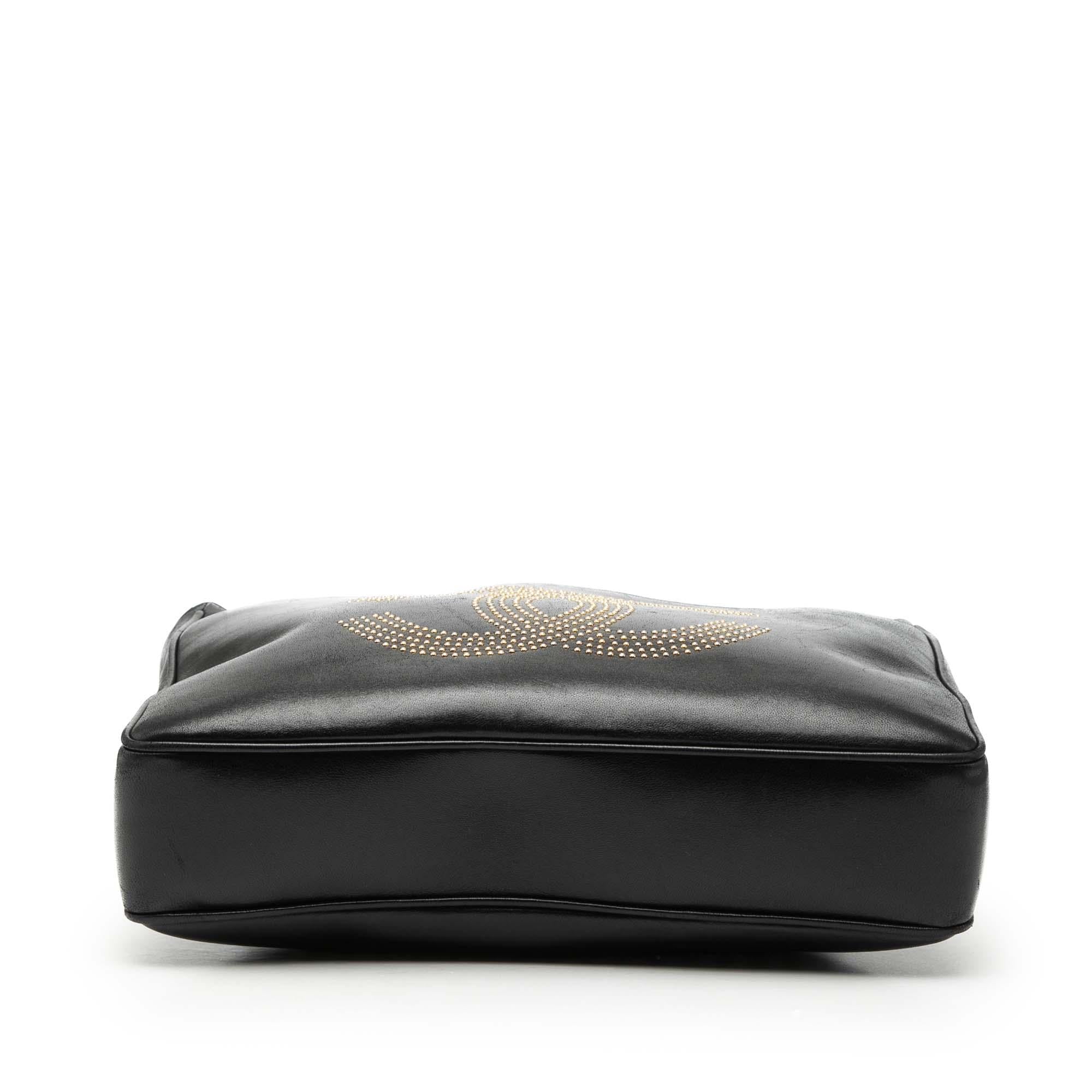 Chanel Lambskin CC Studded Logo Tote