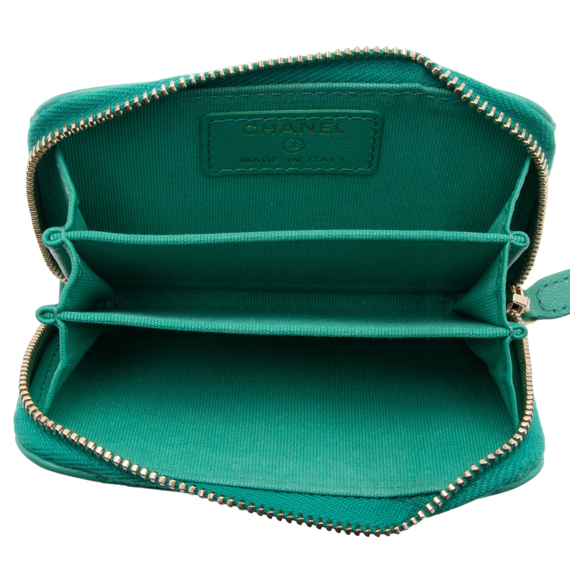 Chanel Lambskin CC Zip Around Card Case (SHF-kPLZP1)