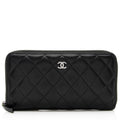 Chanel Lambskin CC Zip Around Wallet (SHF-20789)