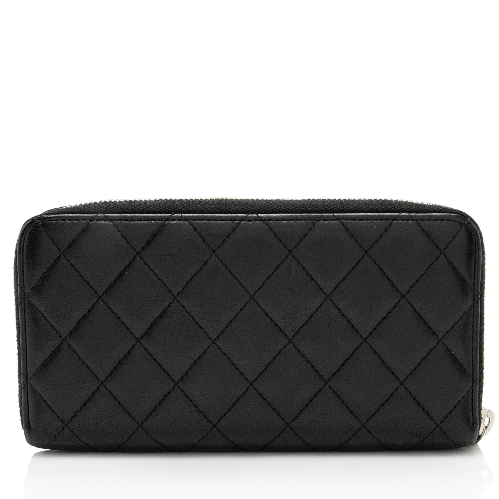 Chanel Lambskin CC Zip Around Wallet