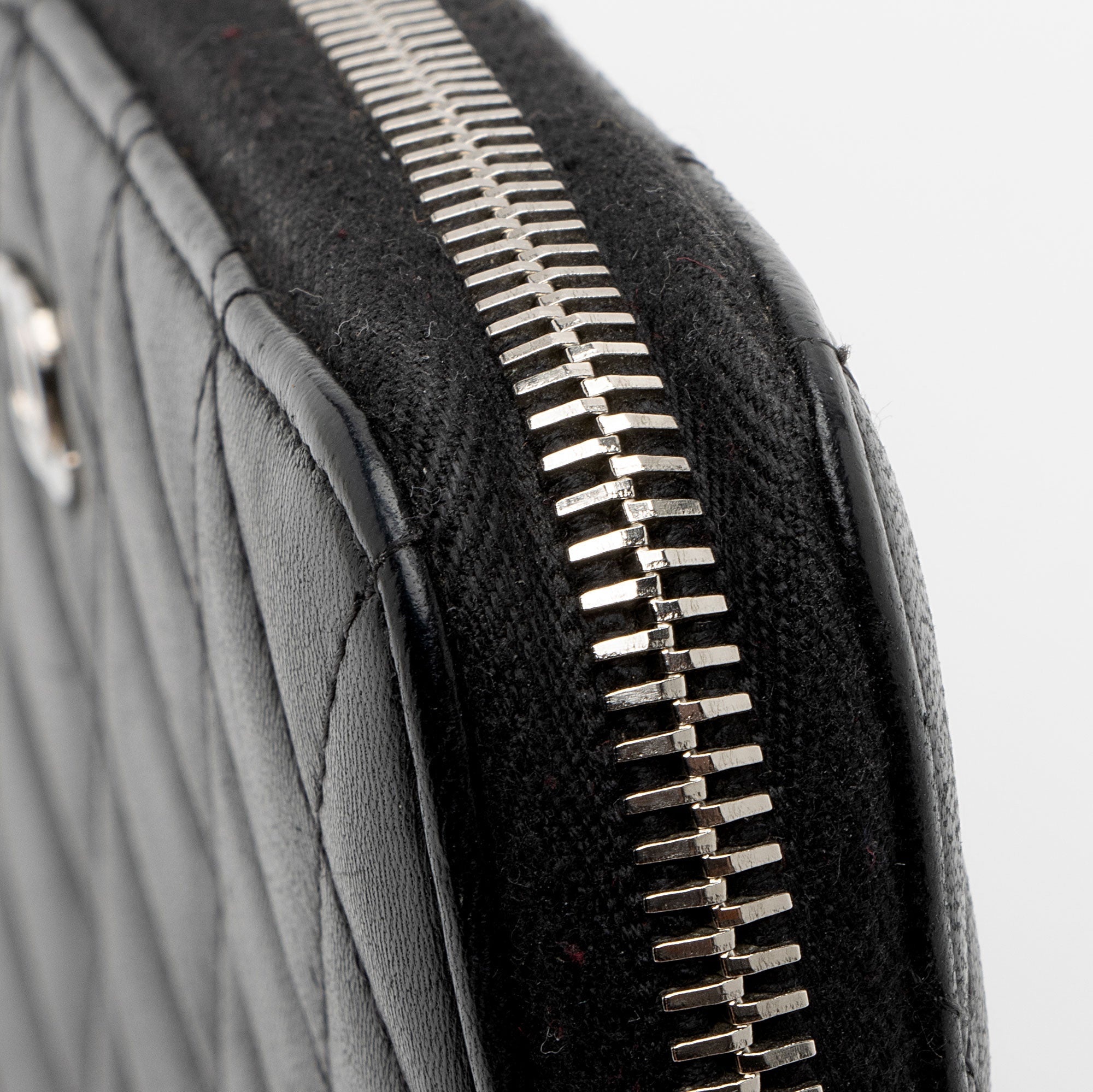 Chanel Lambskin CC Zip Around Wallet