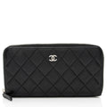 Chanel Lambskin CC Zip Around Wallet