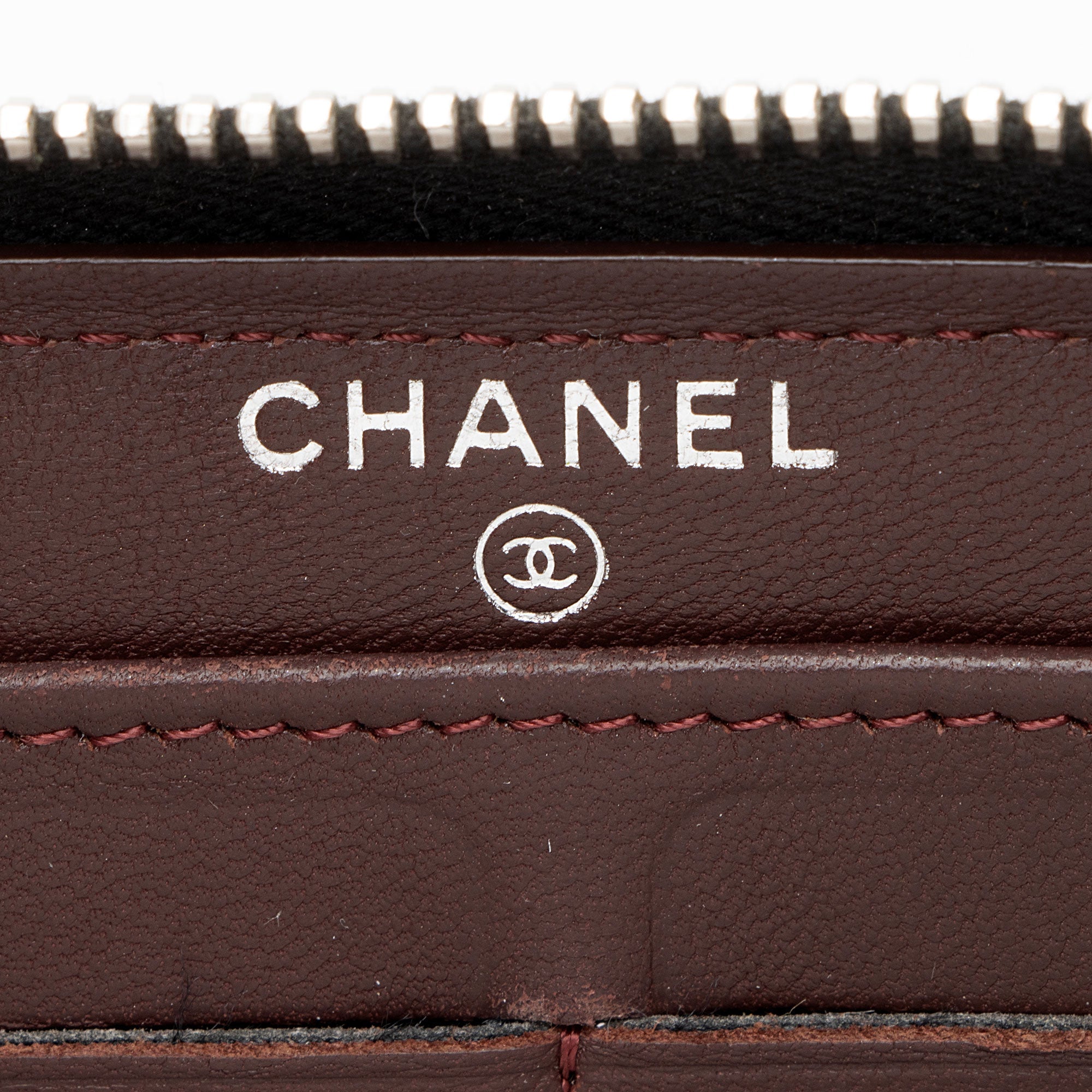 Chanel Lambskin CC Zip Around Wallet
