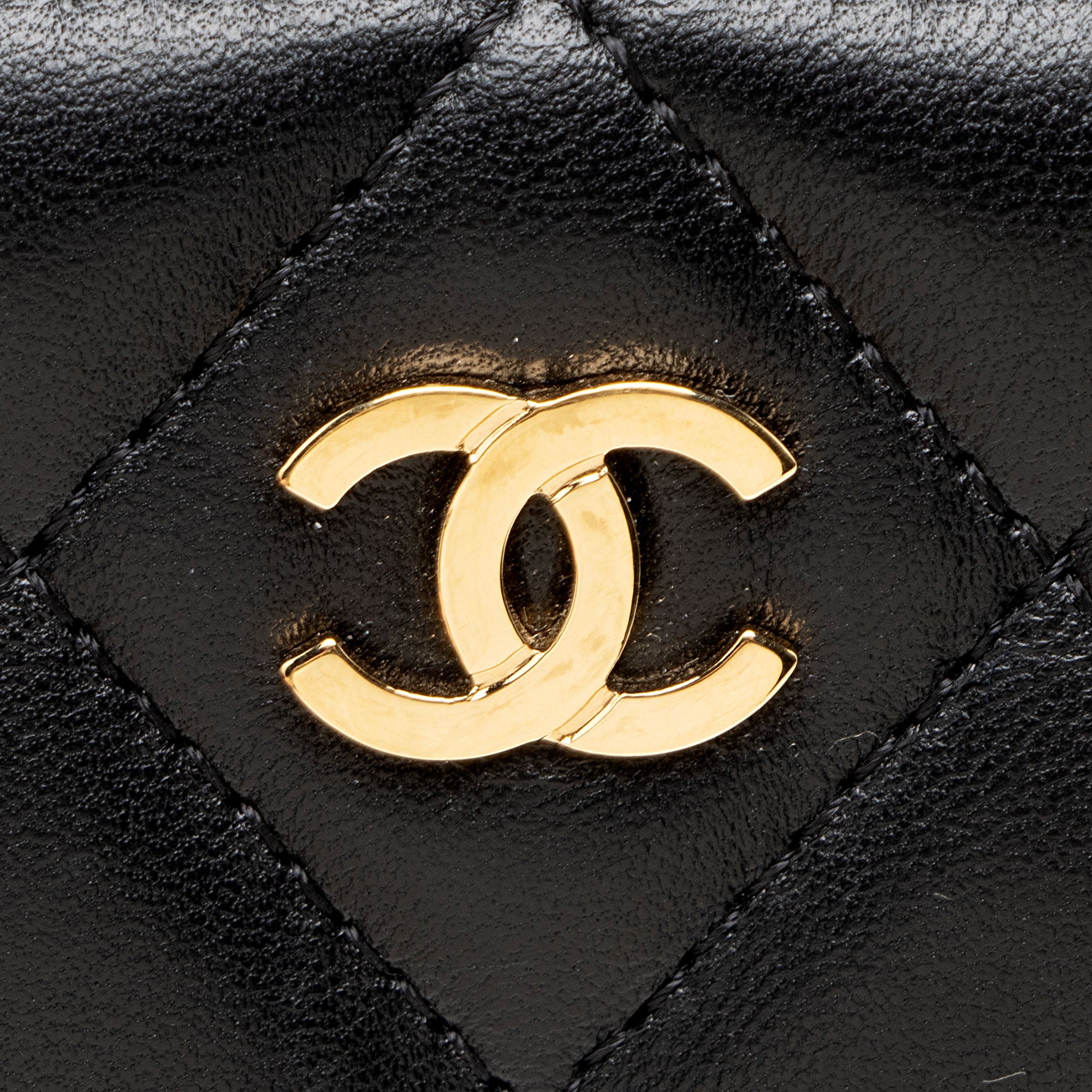 Chanel Lambskin CC Zip Around Wallet