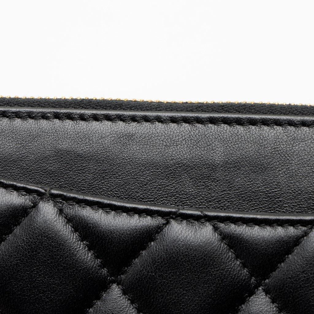 Chanel Lambskin CC Zip Around Wallet