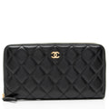 Chanel Lambskin CC Zip Around Wallet