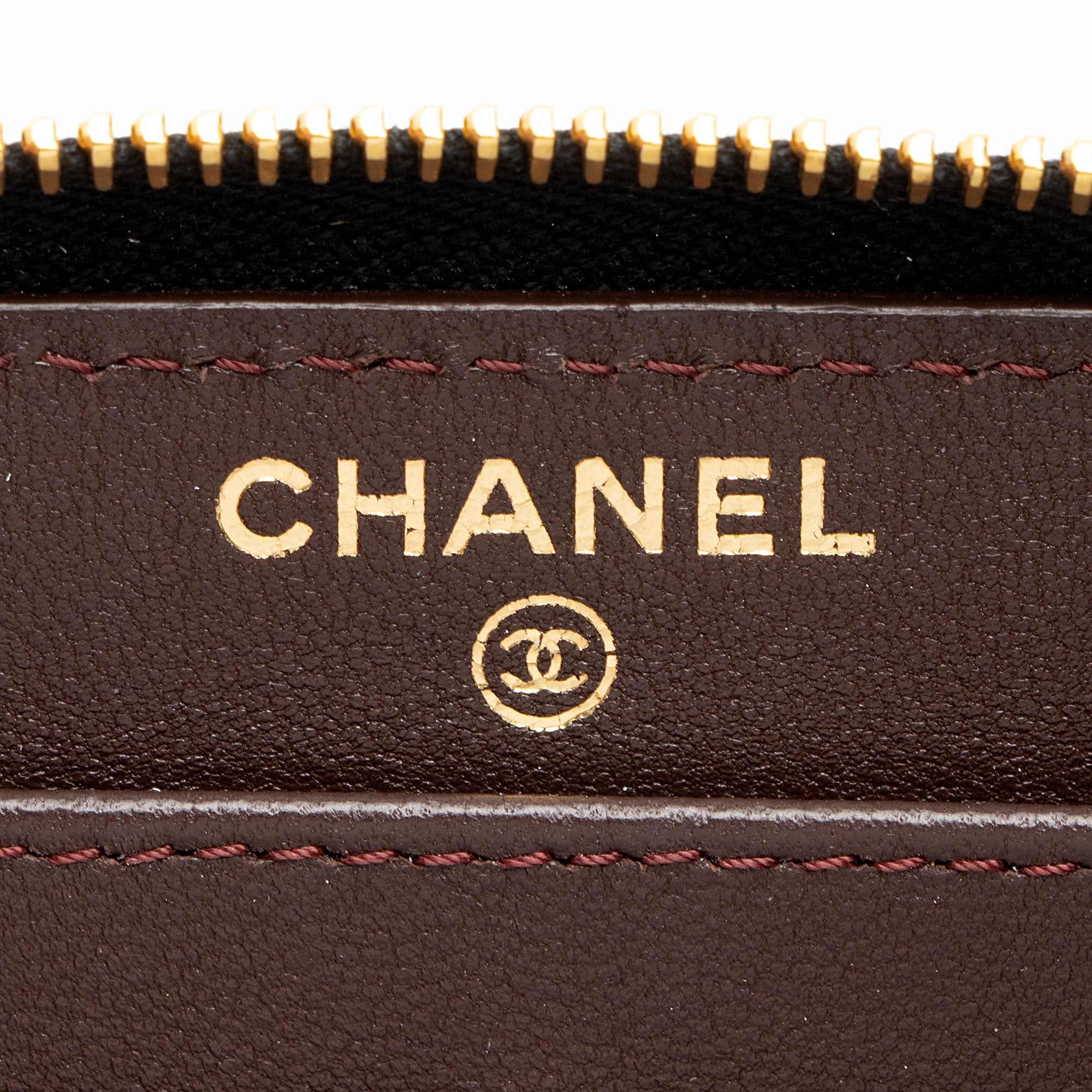 Chanel Lambskin CC Zip Around Wallet