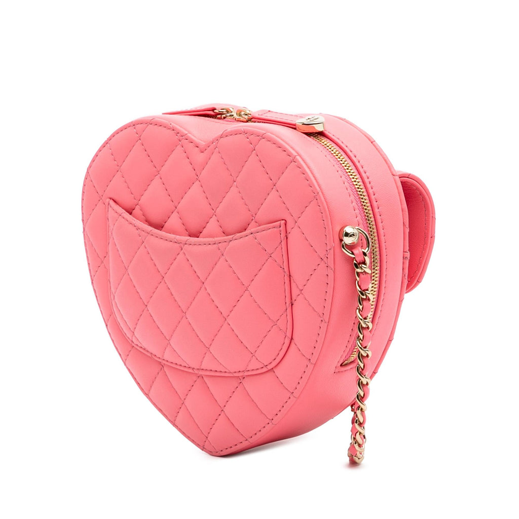 Chanel Lambskin CC in Love Heart Crossbody