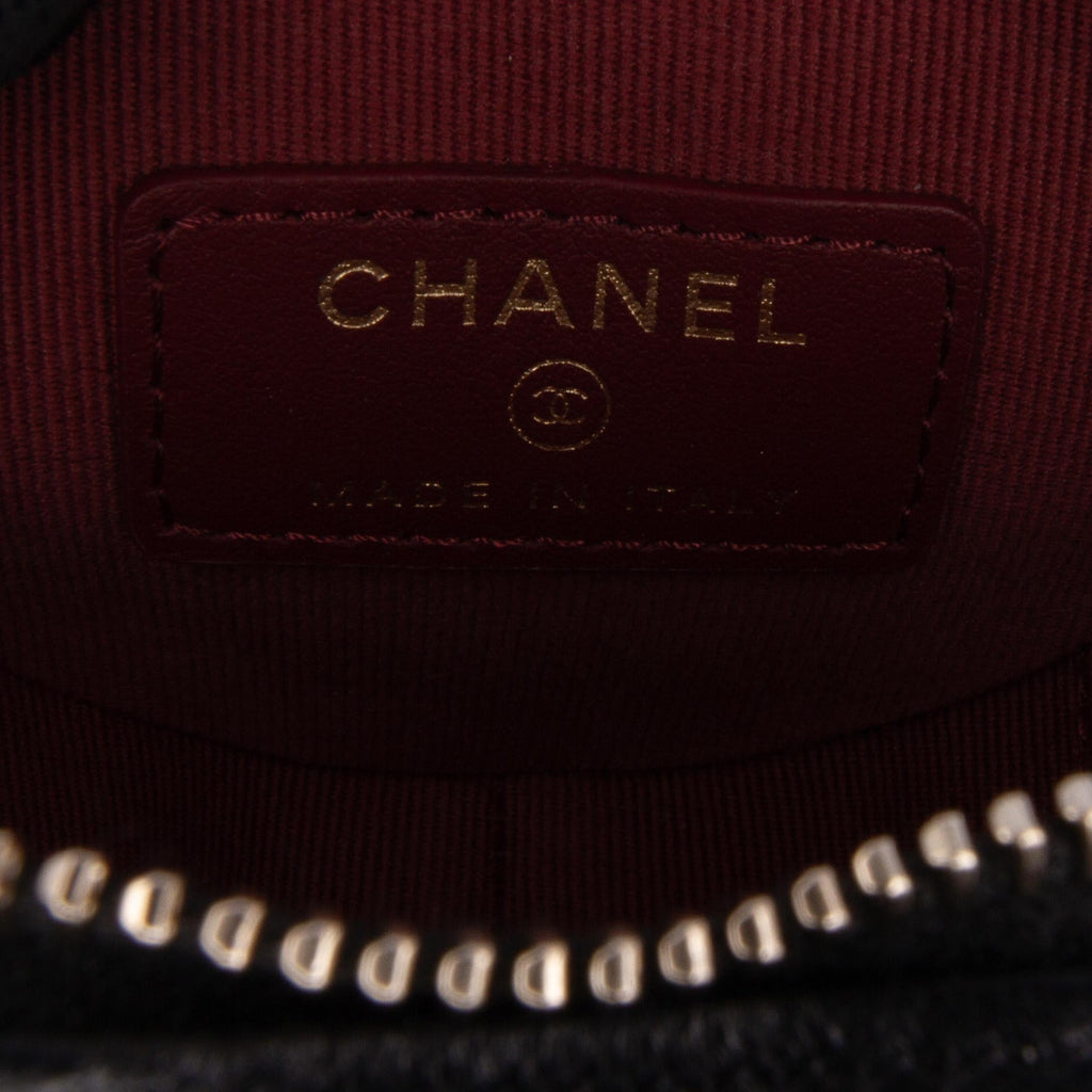 Chanel Lambskin CC in Love Heart Necklace Bag