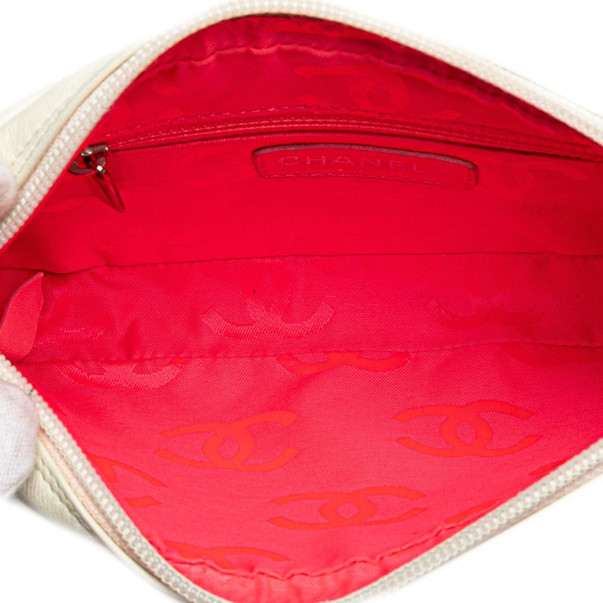Chanel Lambskin Cambon Ligne Pochette
