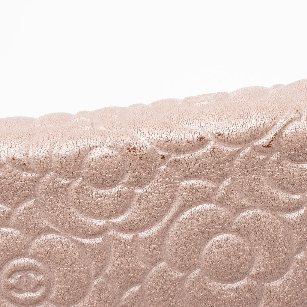 Chanel Lambskin Camellia Wallet on Chain