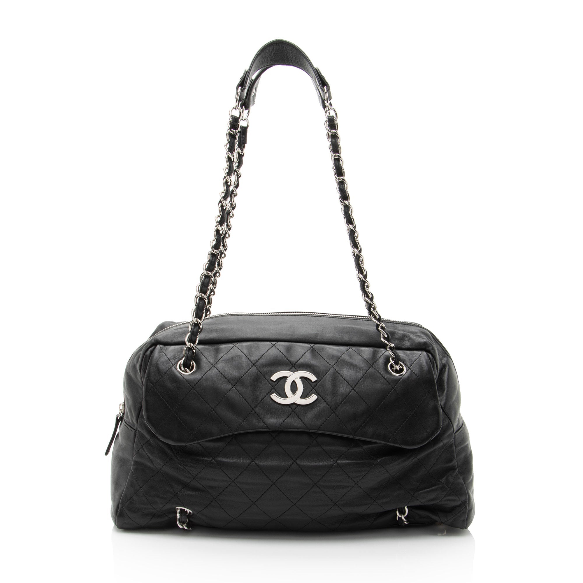Chanel Lambskin Chain Around Flap Tote