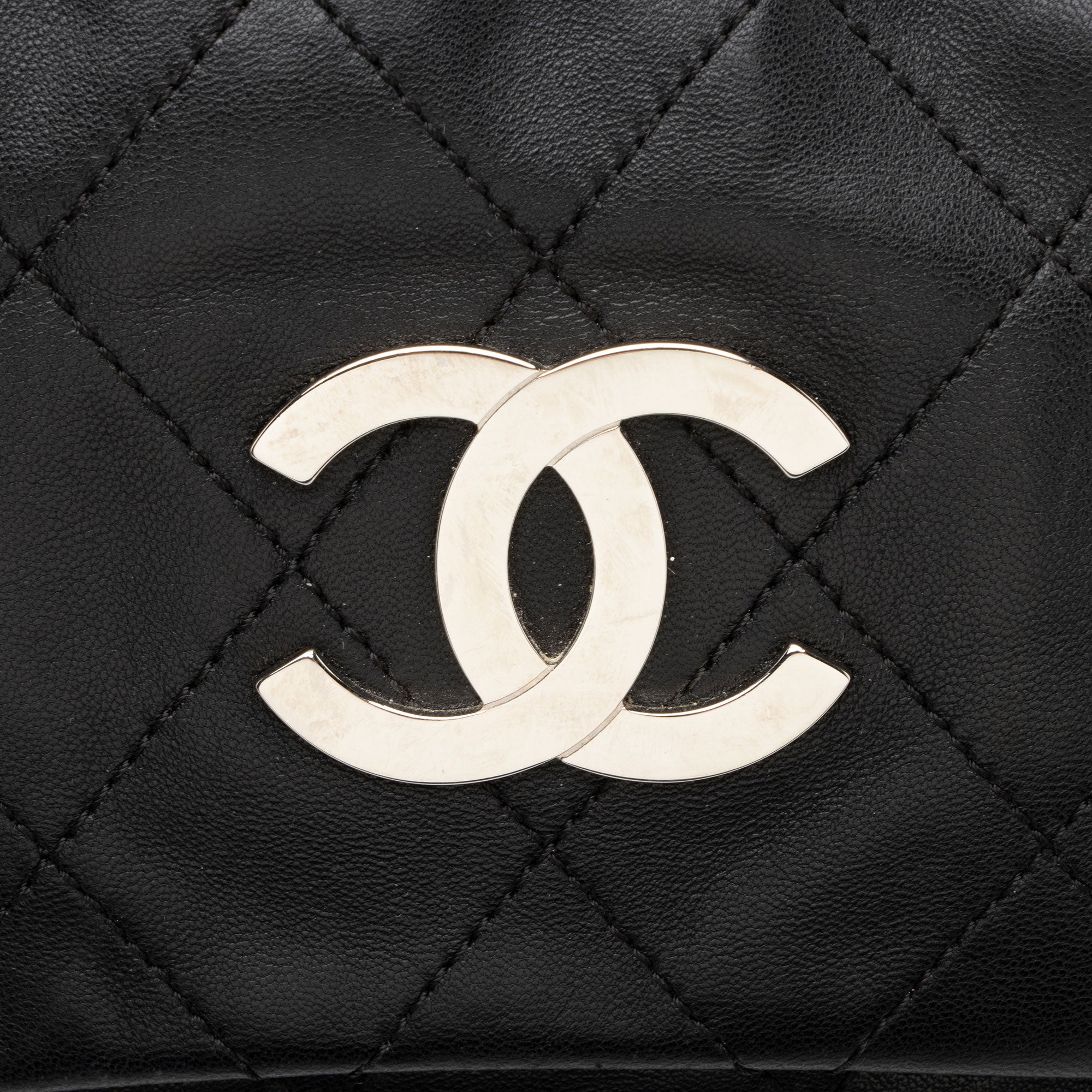 Chanel Lambskin Chain Around Flap Tote