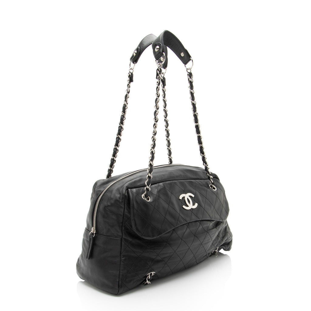 Chanel Lambskin Chain Around Flap Tote