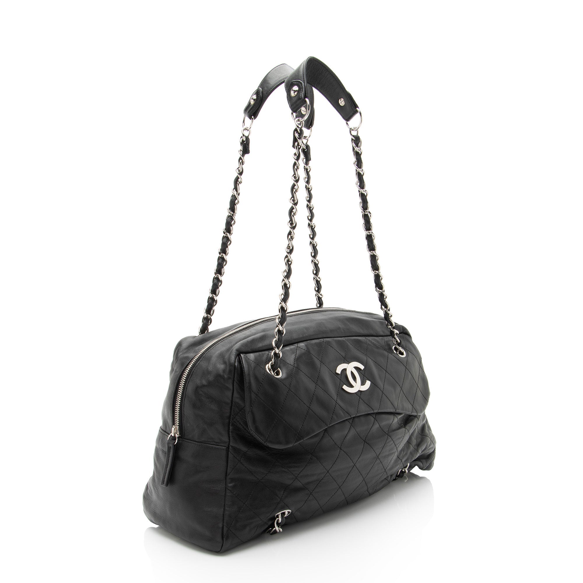 Chanel Lambskin Chain Around Flap Tote