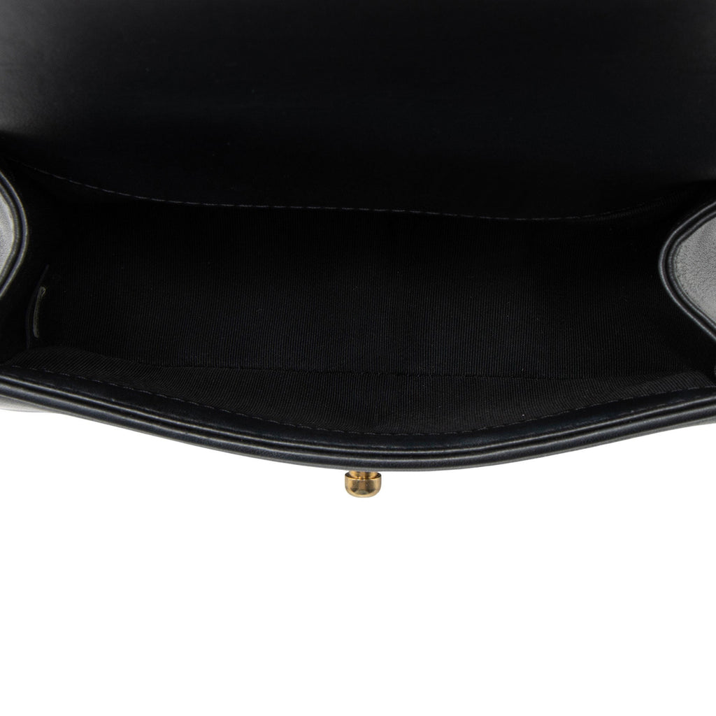 Chanel Lambskin Chain Around Small Boy Bag