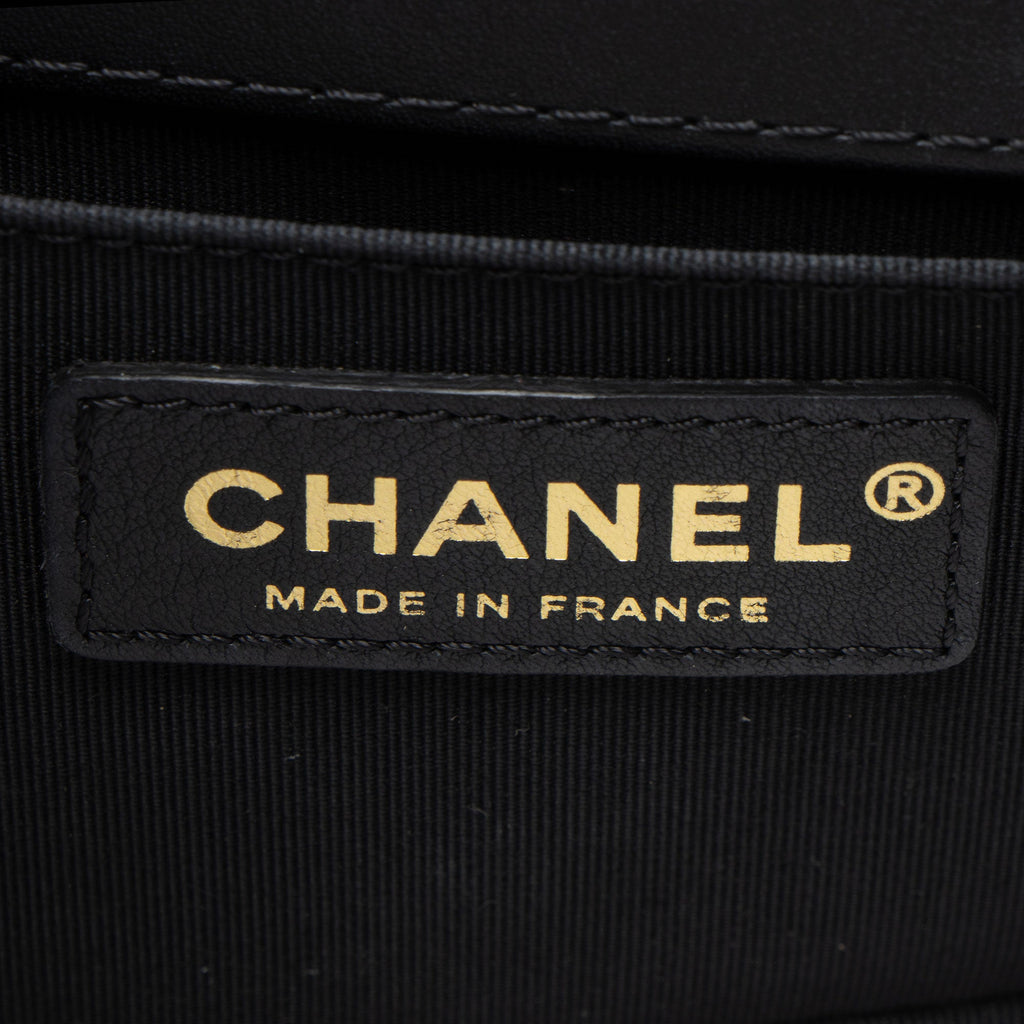 Chanel Lambskin Chain Around Small Boy Bag
