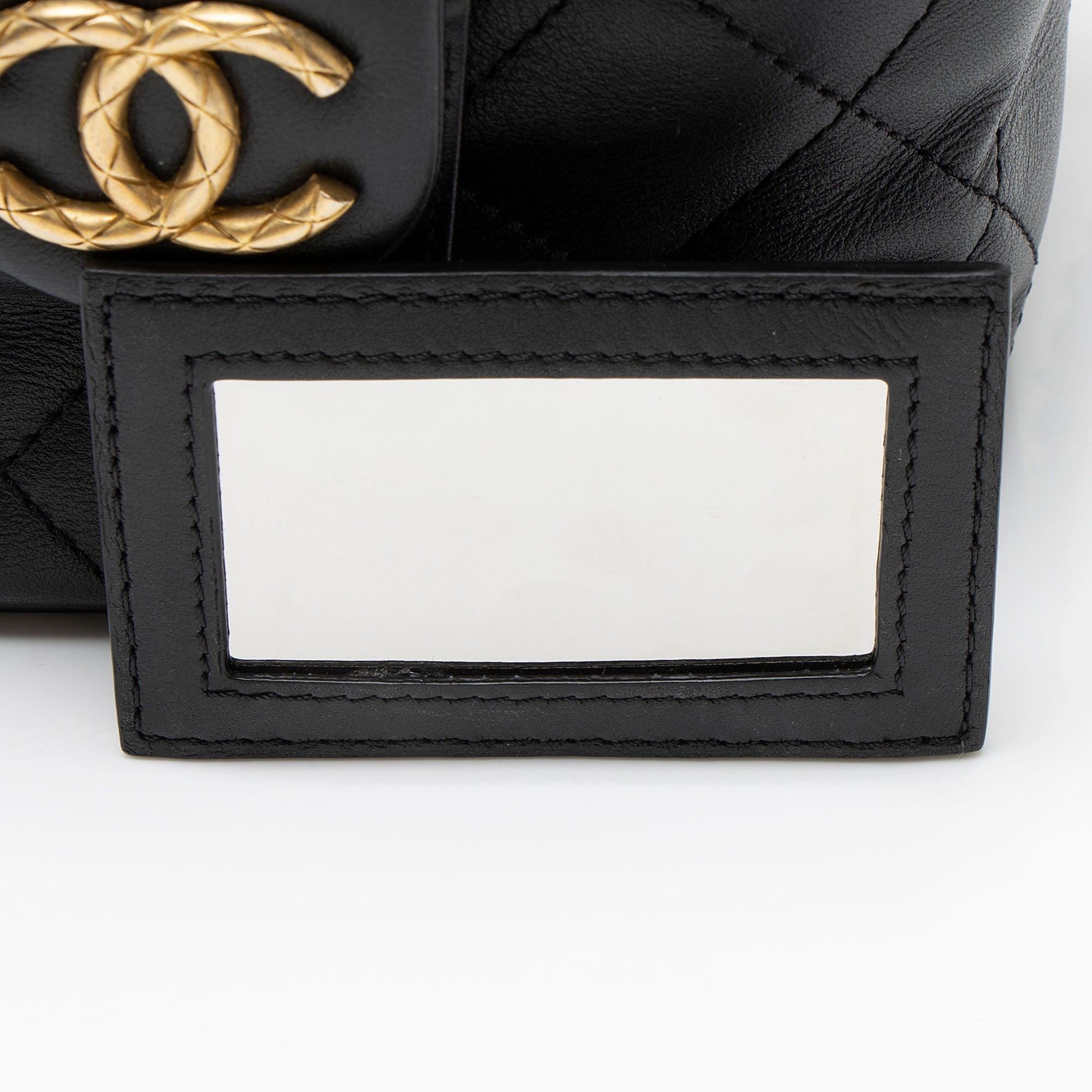 Chanel Lambskin CC Chain Bar Small Vanity Case