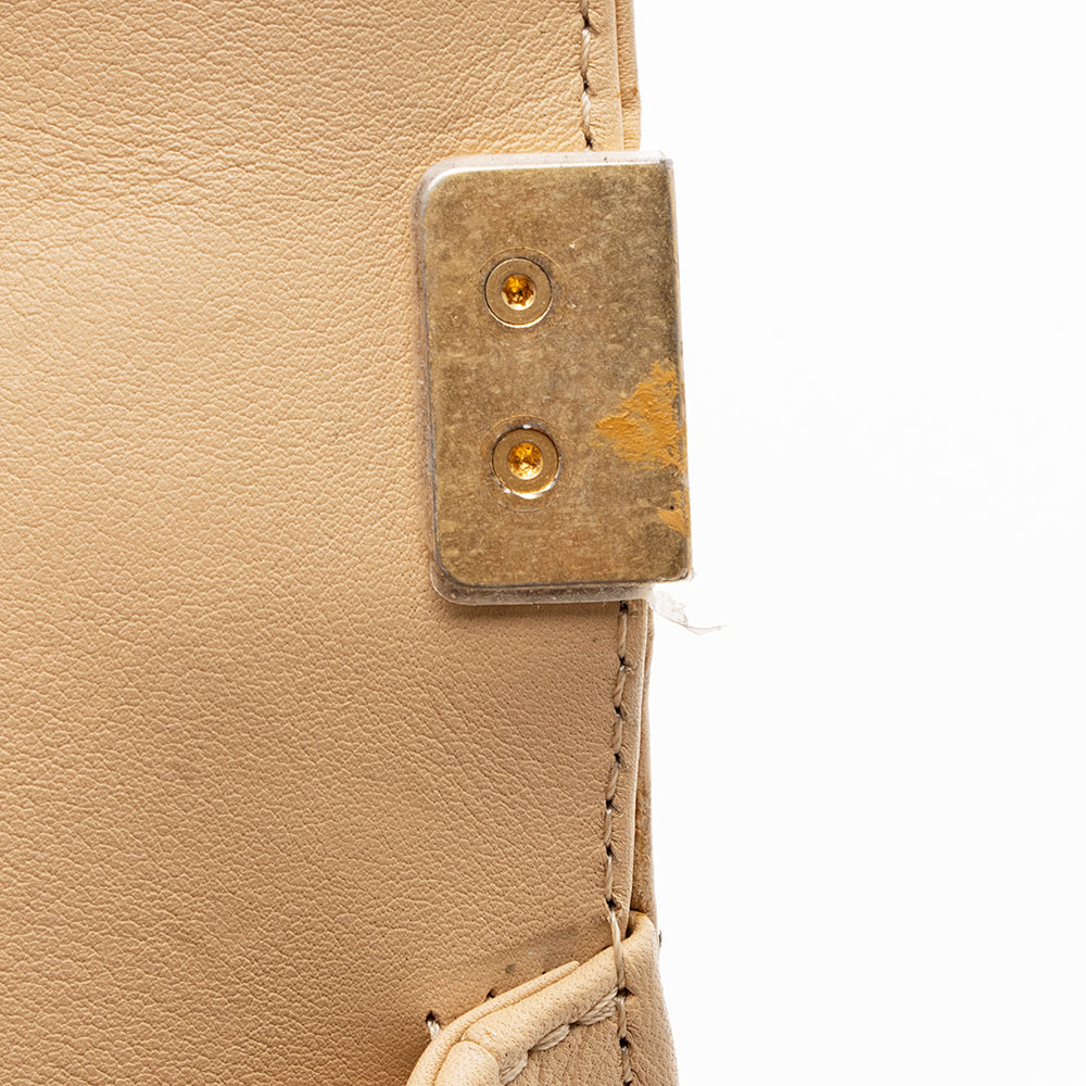 Chanel Lambskin Chain Top Handle Small Boy Bag (SHF-18238)