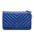 Chanel Lambskin Chevron Trendy Wallet On Chain