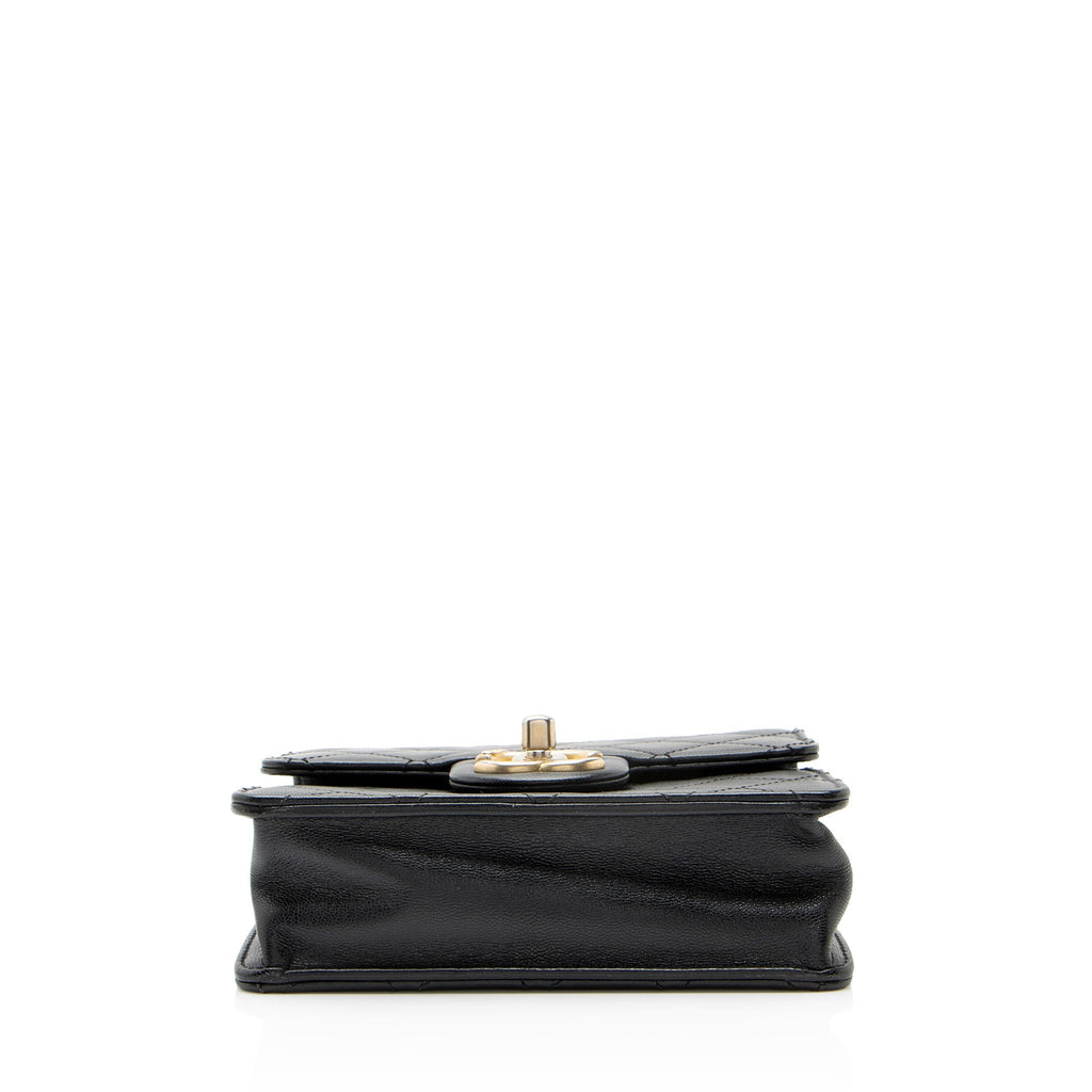 Chanel Lambskin Chic Pearls Small Vertical Flap Bag